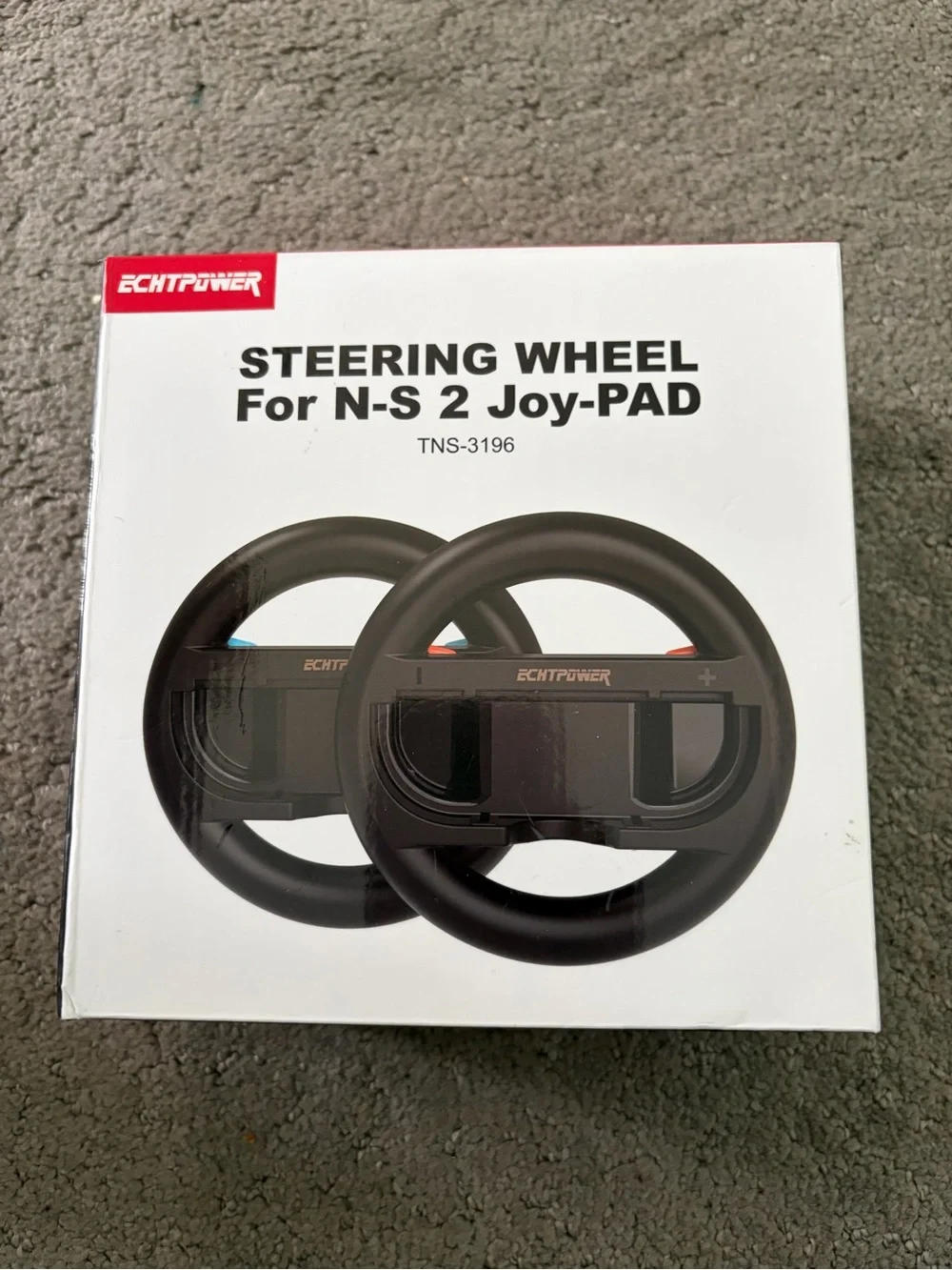 ECHT Steering Wheel Controller with Light Blue Accent